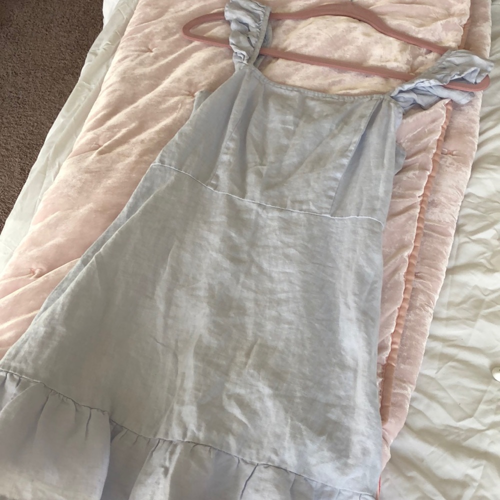 Blue babydoll dress